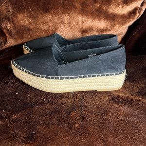 ASOS Joyous Pointed Toe Platform Espadrilles Black